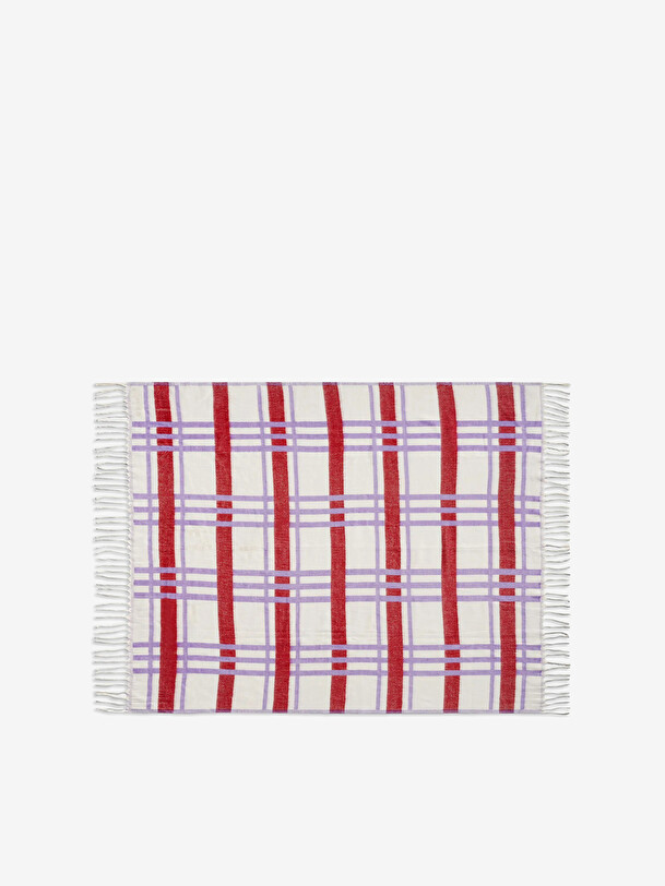 PLANO RED BLANKET 130X200 -  Red , Home design Bensimon