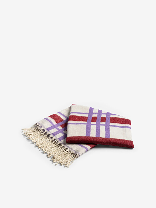PLANO RED BLANKET 130X200 -  Red , Home design Bensimon