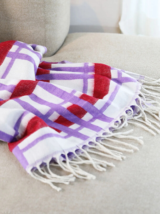 PLANO RED BLANKET 130X200 -  Red , Home design Bensimon