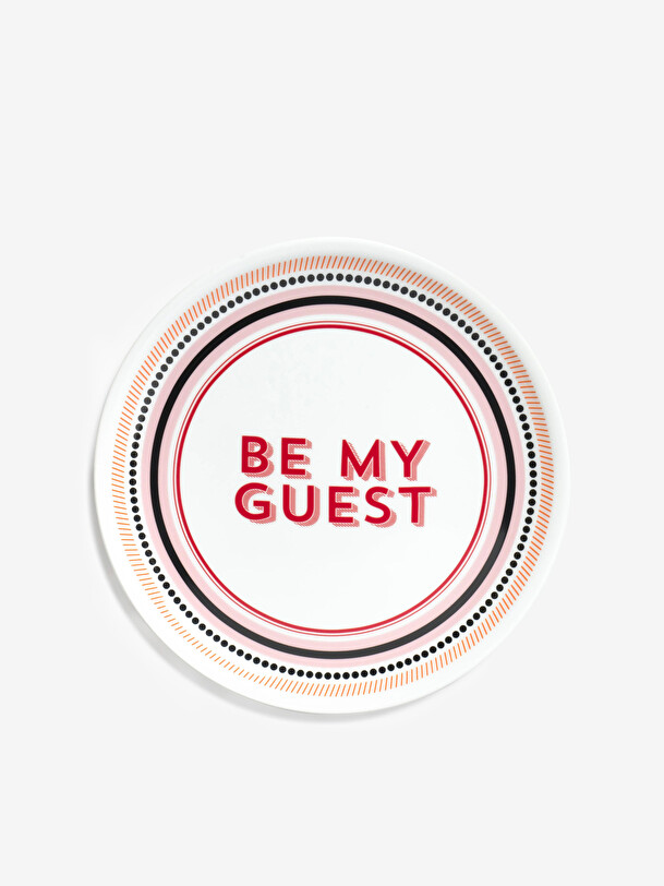ASSIETTE A PIZZA BE MY GUEST - BITOSSI HOME -  Red , Home design Bensimon