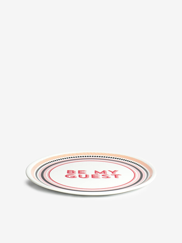 ASSIETTE A PIZZA BE MY GUEST - BITOSSI HOME -  Red , Home design Bensimon