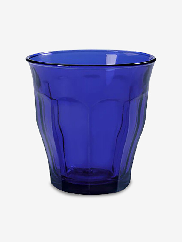 SET OF 6 PICARDIE GLASSES 25CL SAPHIR - Blue , Home design Bensimon