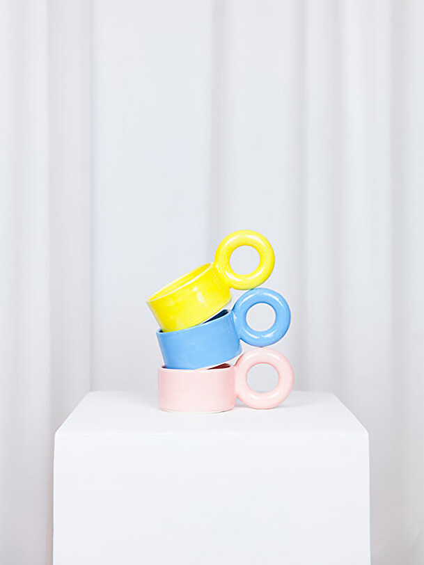 BIGLOOP PINK CUP - Pink , Home design Bensimon
