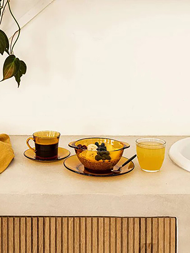 BOWL OKAYAMA STONEWARE - Yellow , Home design Bensimon