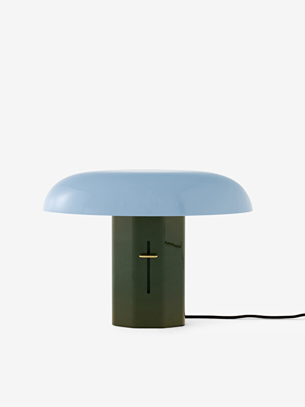 BLUE/GREEN TABLE LAMP - Green , Home design Bensimon