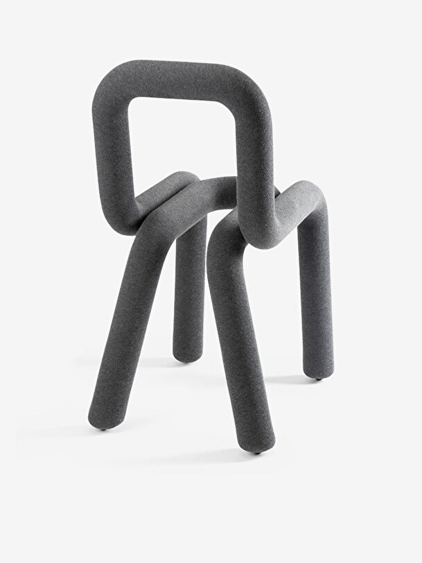 BOLD DARK GREY CHAIR -  Gris fonce , Home design Bensimon