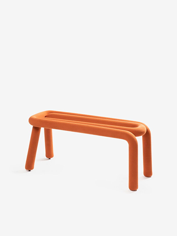 BOLD BENCH HAZELNUT -  Orange , Home design Bensimon