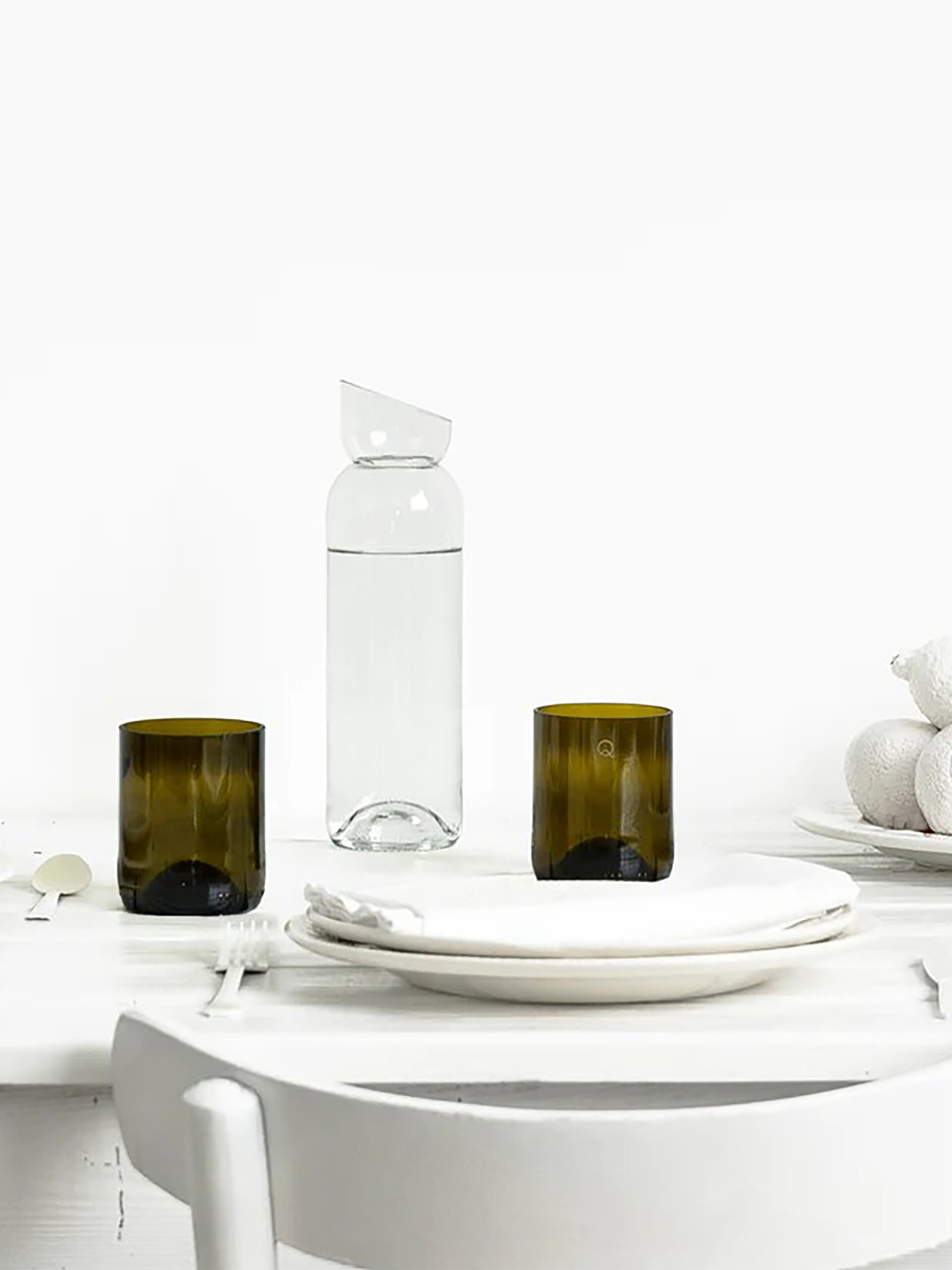SET OF 4 SEDUCE GLASSES 25CL - Brown , Home design Bensimon