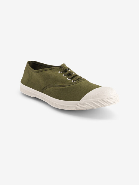 WOMEN LACES TENNIS -  Olive , Tennis & Shoes Bensimon