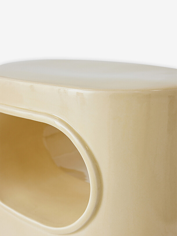 SPACE CREAM SIDE TABLE -  Cream , Home design Bensimon