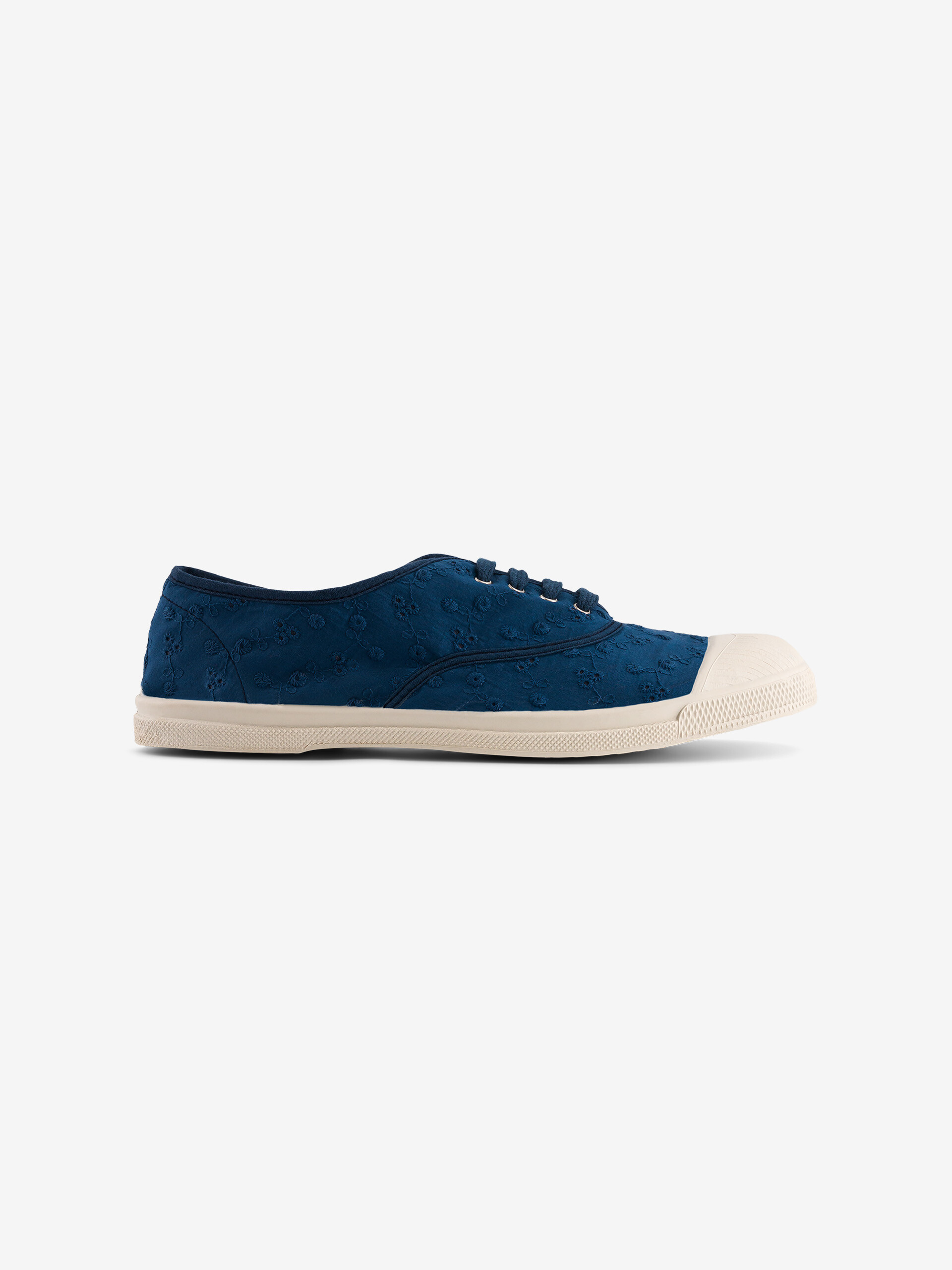 WOMEN BRITISH EMBRODERY LACES TENNIS - Marine , Tennis & Shoes Bensimon
