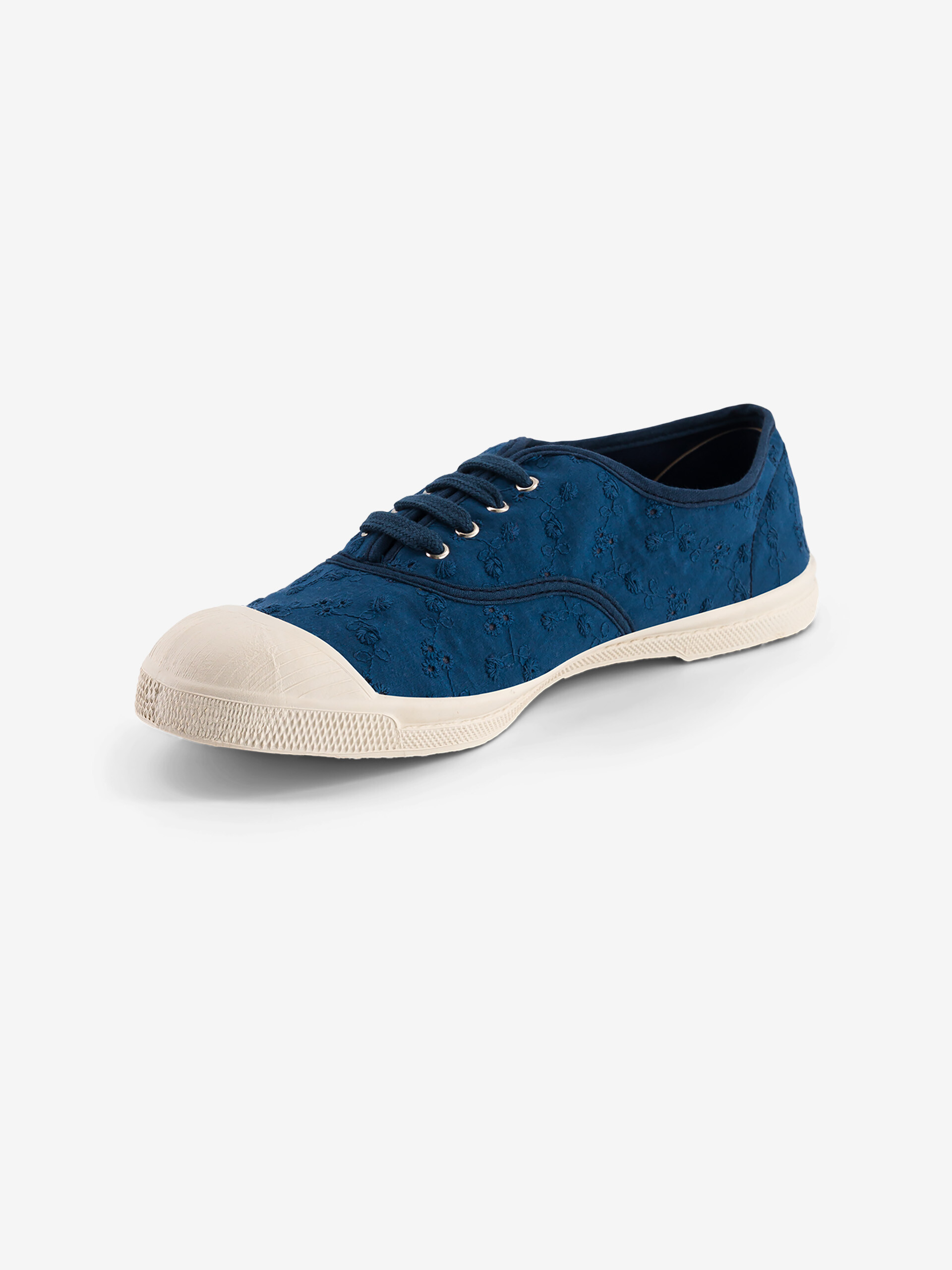 WOMEN BRITISH EMBRODERY LACES TENNIS - Marine , Tennis & Shoes Bensimon