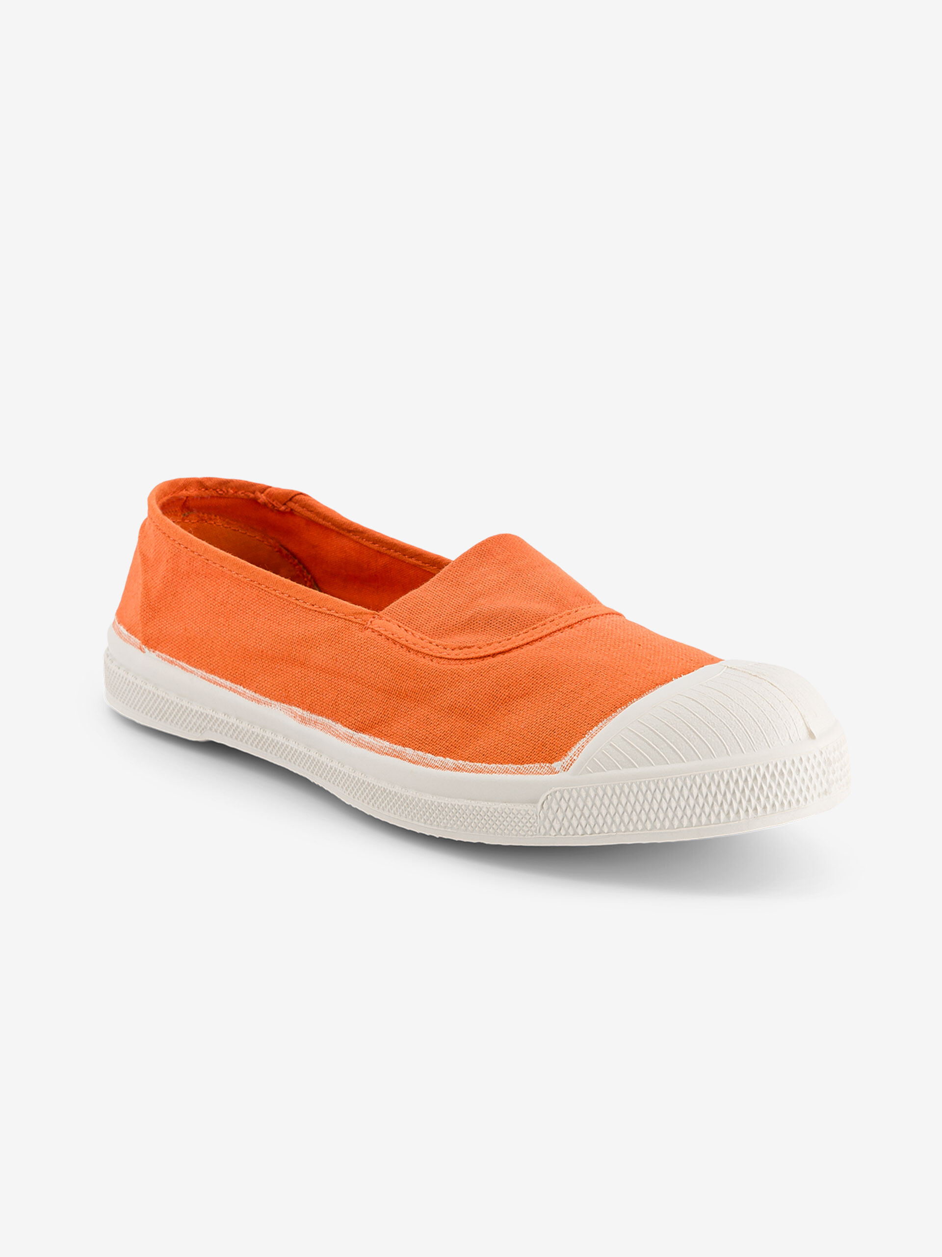 WOMEN ELASTIC TENNIS -  Apricot , Tennis & Shoes Bensimon