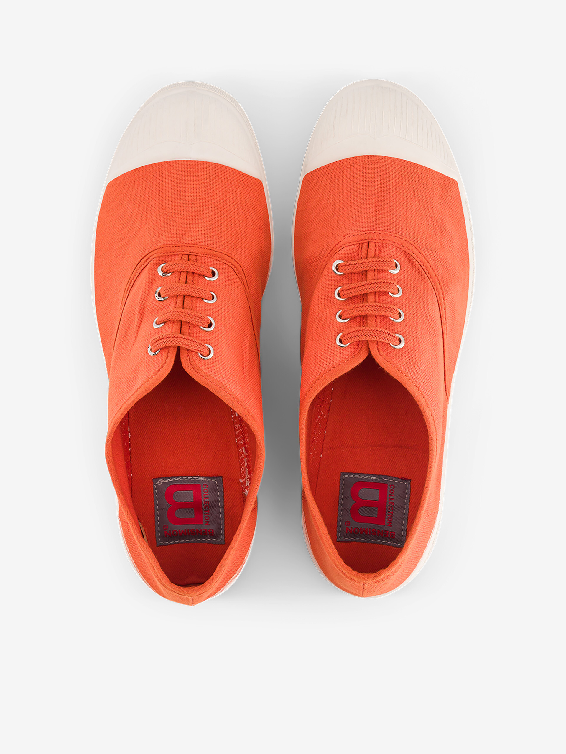 WOMEN LACES TENNIS -  Apricot , Tennis & Shoes Bensimon