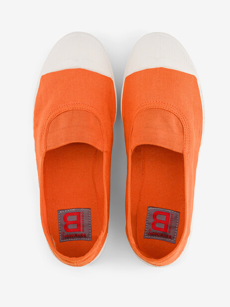 WOMEN ELASTIC TENNIS -  Apricot , Tennis & Shoes Bensimon