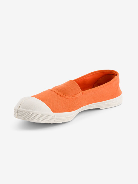 WOMEN ELASTIC TENNIS -  Apricot , Tennis & Shoes Bensimon