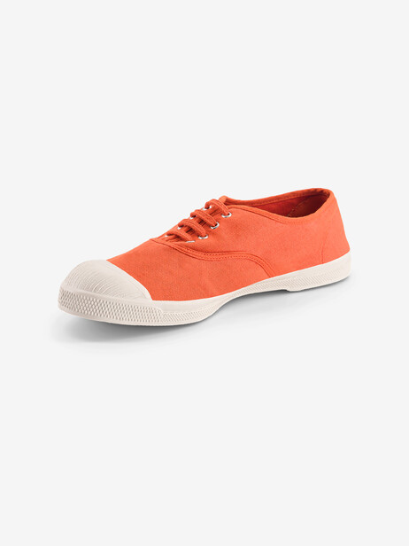 WOMEN LACES TENNIS -  Apricot , Tennis & Shoes Bensimon