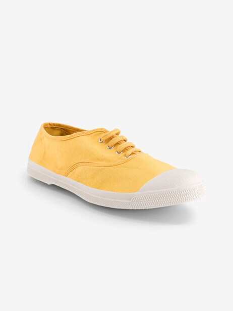 WOMEN LACES TENNIS -  Gold button , Tennis & Shoes Bensimon
