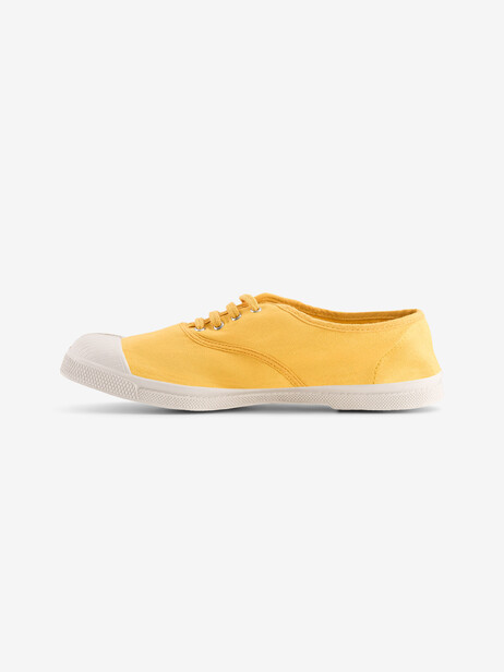 WOMEN LACES TENNIS -  Gold button , Tennis & Shoes Bensimon