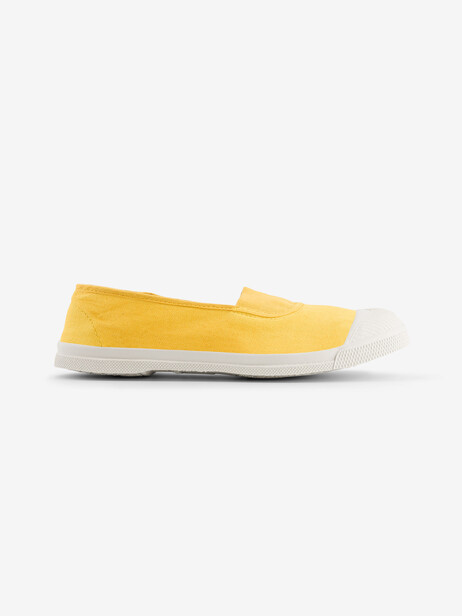 WOMEN ELASTIC TENNIS -  Gold button , Tennis & Shoes Bensimon