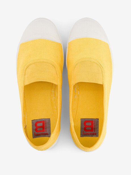 WOMEN ELASTIC TENNIS -  Gold button , Tennis & Shoes Bensimon
