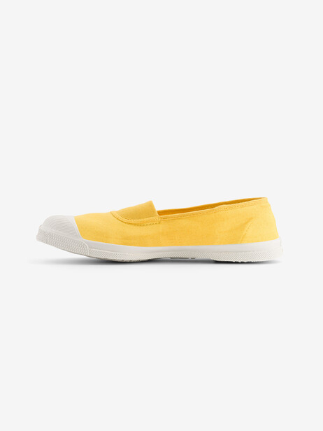 WOMEN ELASTIC TENNIS -  Gold button , Tennis & Shoes Bensimon