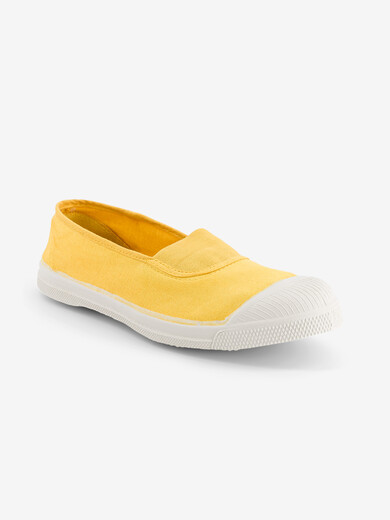 WOMEN ELASTIC TENNIS -  Gold button , Tennis & Shoes Bensimon
