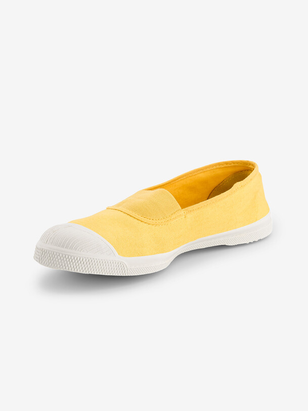 WOMEN ELASTIC TENNIS -  Gold button , Tennis & Shoes Bensimon