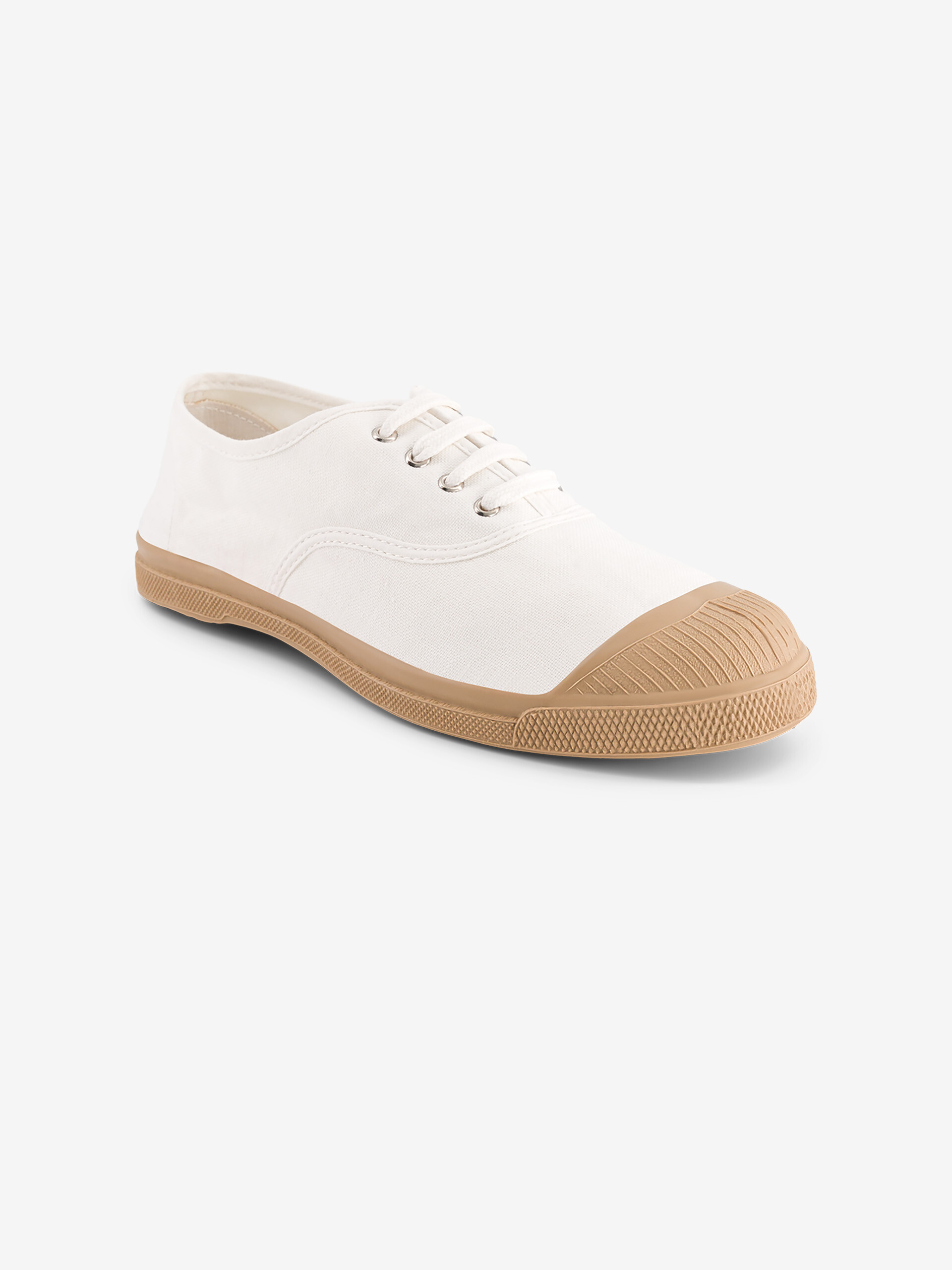 WOMEN COLOURSOLE LACES TENNIS - White , Tennis & Shoes Bensimon