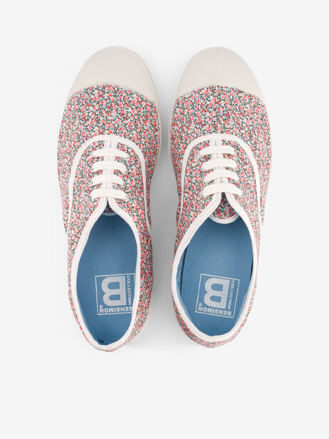 WOMEN LIBERTY LACES TENNIS -  Papper , Tennis & Shoes Bensimon