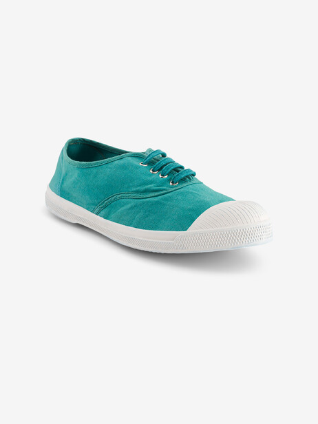 WOMEN LACES TENNIS -  Turquoise , Tennis & Shoes Bensimon