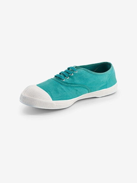 WOMEN LACES TENNIS -  Turquoise , Tennis & Shoes Bensimon