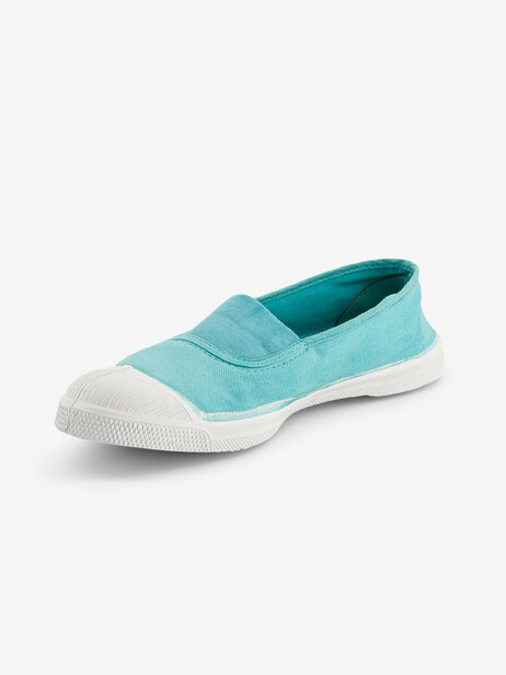 WOMEN ELASTIC TENNIS -  Turquoise , Tennis & Shoes Bensimon