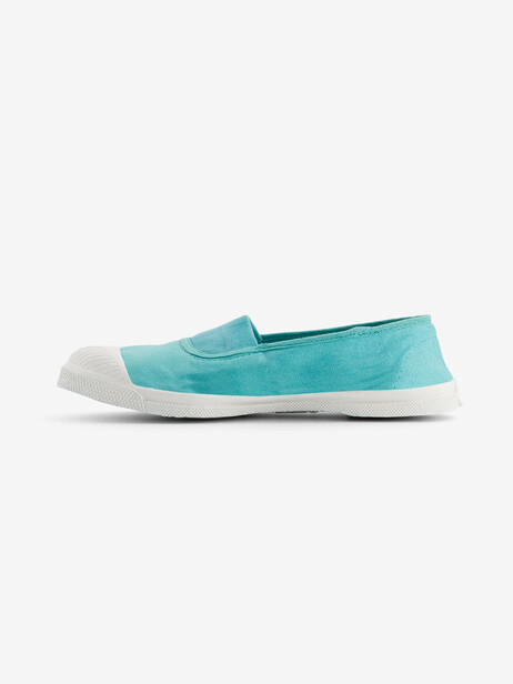 WOMEN ELASTIC TENNIS -  Turquoise , Tennis & Shoes Bensimon