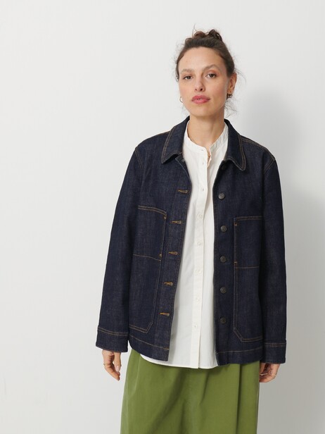 FABRINE JACKET -  Jean , Ready-to-wear Bensimon