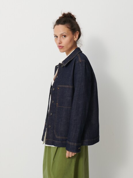 FABRINE JACKET -  Jean , Ready-to-wear Bensimon