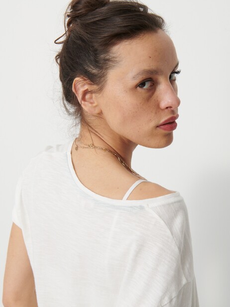 TEE SHIRT JULY -  Ecru , Ready-to-wear Bensimon