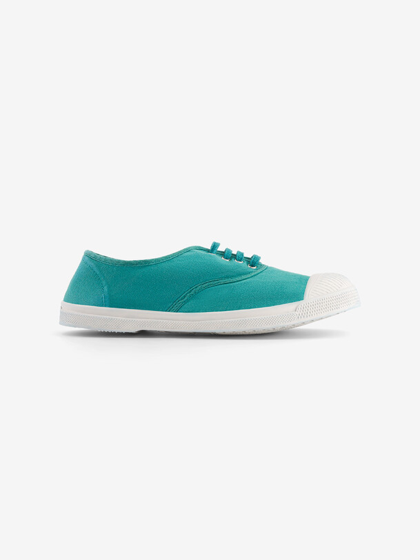 WOMEN LACES TENNIS -  Turquoise , Tennis & Shoes Bensimon