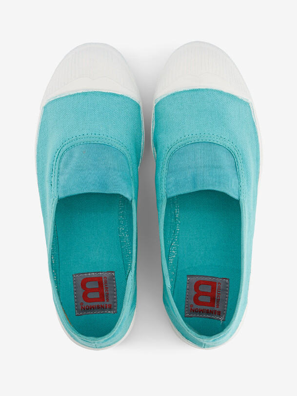 WOMEN ELASTIC TENNIS -  Turquoise , Tennis & Shoes Bensimon