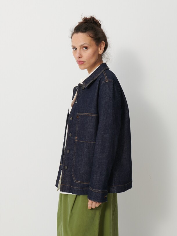 FABRINE JACKET -  Jean , Ready-to-wear Bensimon