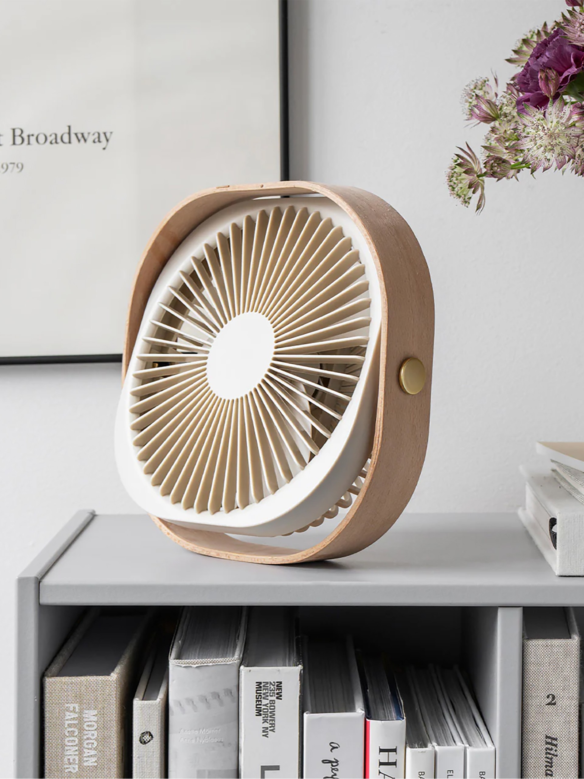 VENTILATEUR PORTABLE FANTASTIC BEIGE - Kubbick (Printworks) - Beige , Home design Bensimon