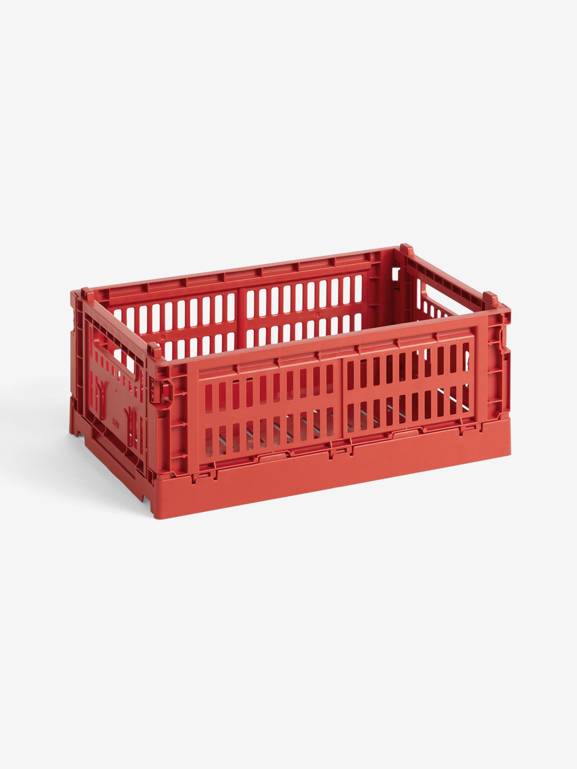PANIER COLOUR CRATE S POLYPROPYLENE RECYCLE ROUGE - Hay -  Red , Home design Bensimon