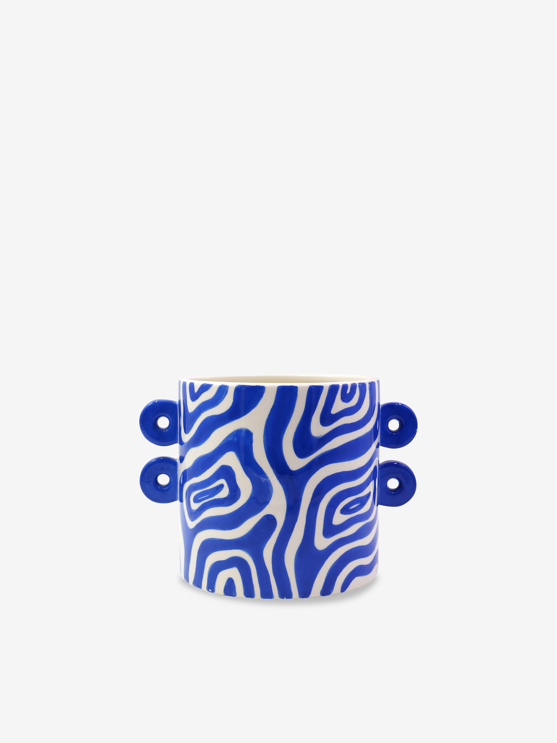 POT PLANTE FELIPE BLEU - Que Rico / Optiplast -  Blue , Home design Bensimon