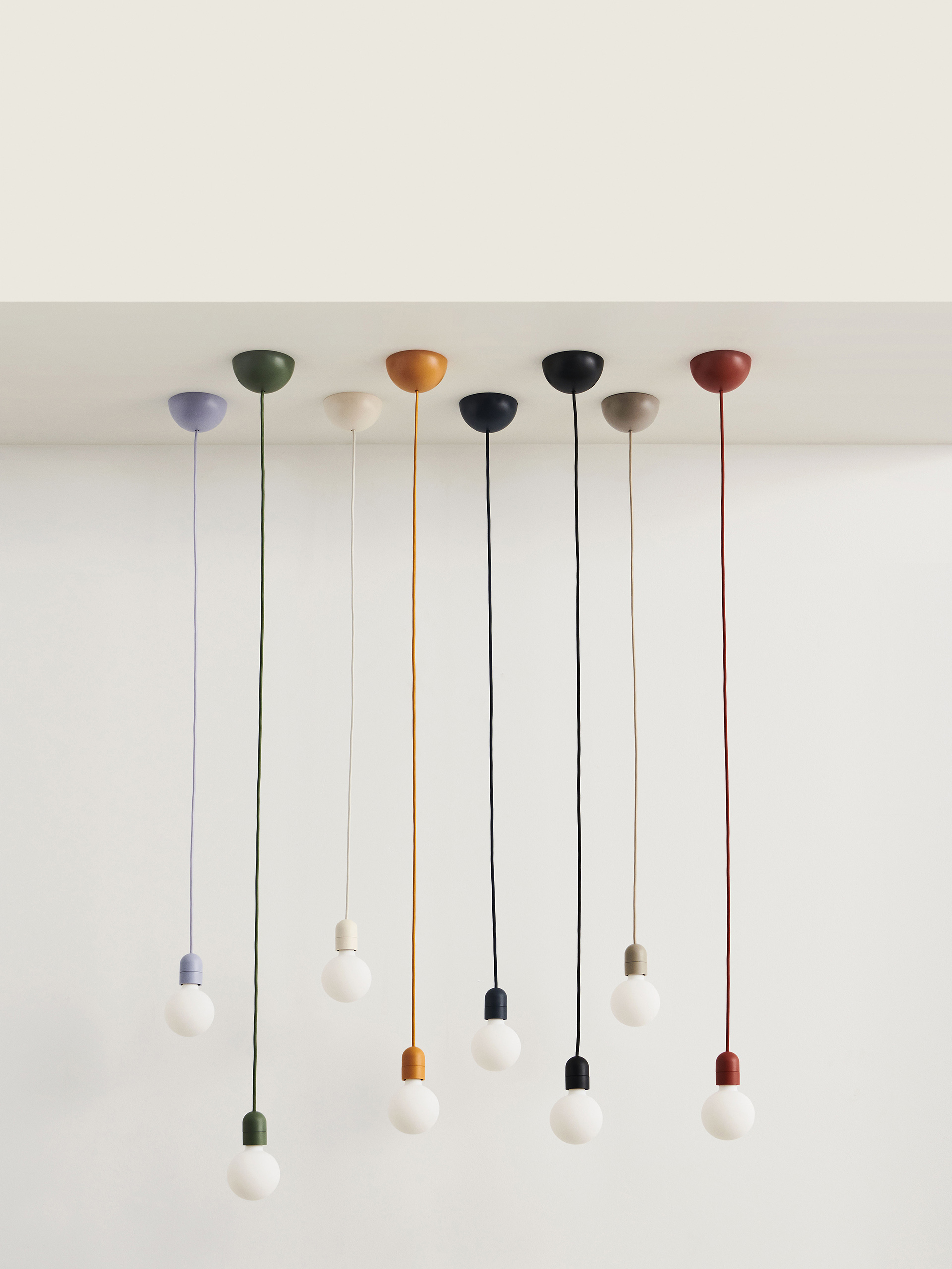SUSPENSION C&Acirc;BLE PAPER SHADE ROUGE - Hay -  Red , Home design Bensimon