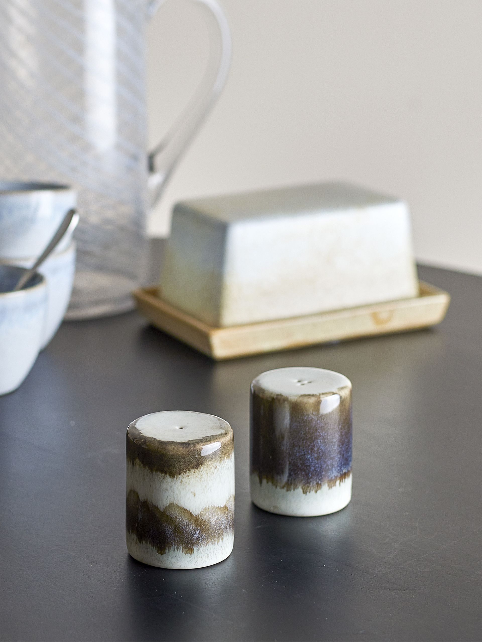 Set poivre et sel céramique - Bloomingville - Grey , Home design Bensimon