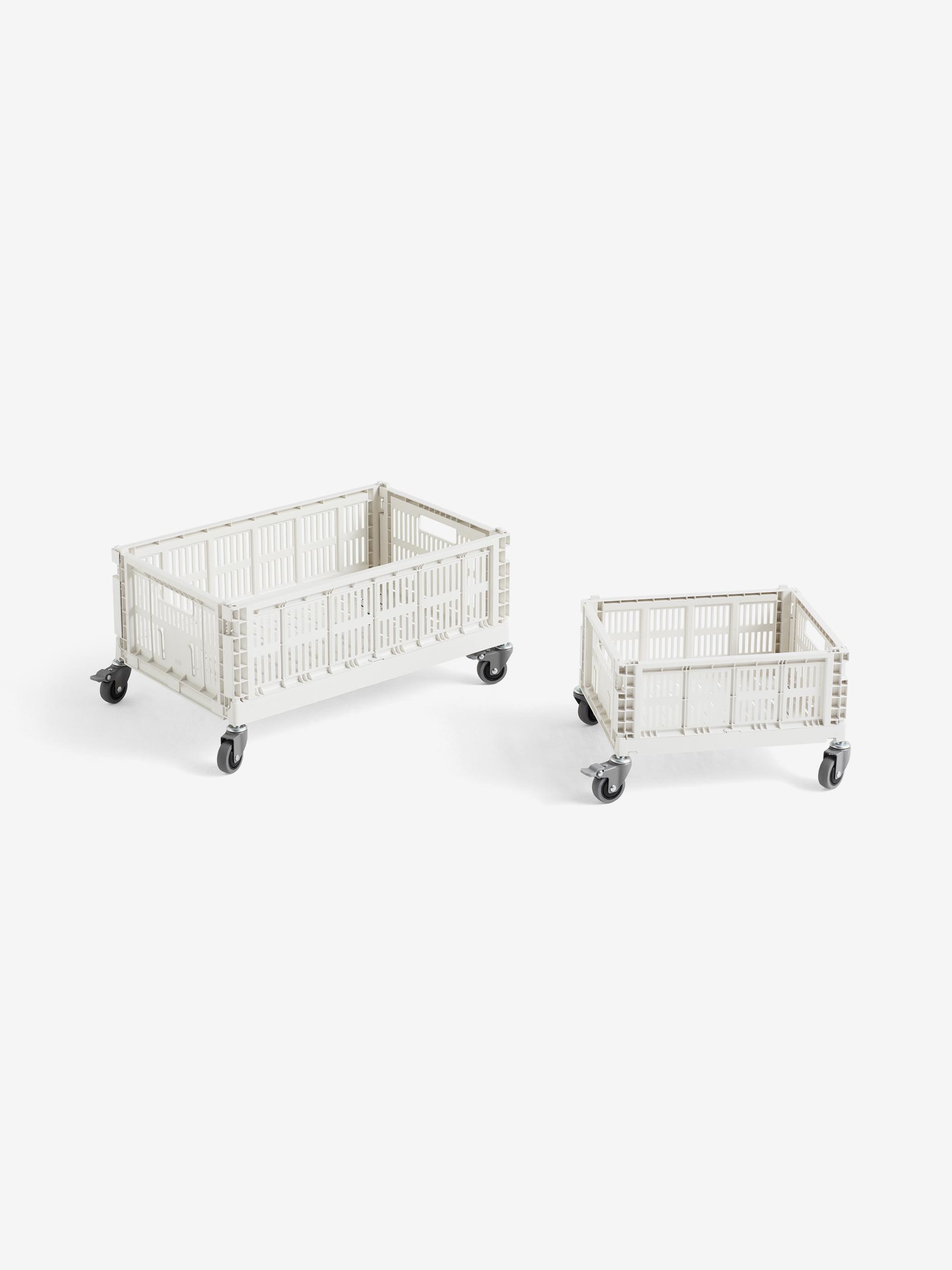 SET DE 4 ROULETTES - COLOUR CRATE - Hay - Grey , Home design Bensimon
