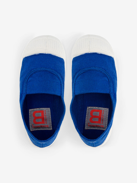 KIDS ELASTIC TENNIS -  Bright blue , Tennis & Shoes Bensimon