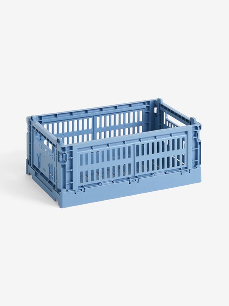 PANIER COLOUR CRATE S POLYPROPYLENE RECYCLE BLEU CIEL - Hay -  Sky , Home design Bensimon