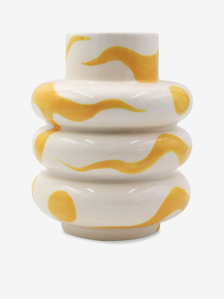 VASE MARIPOSA - Que Rico / Optiplast -  Yellow , Home design Bensimon