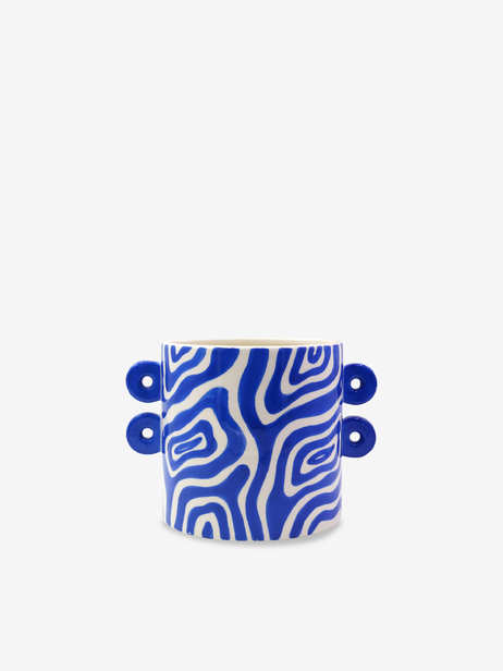 POT PLANTE FELIPE BLEU - Que Rico / Optiplast -  Blue , Home design Bensimon